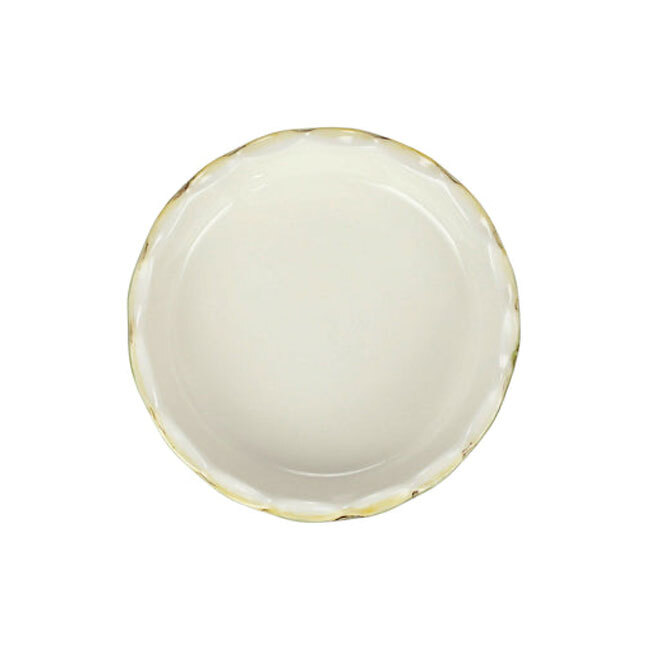 Vietri Italian Bakers Pie Dish | Cappuccino