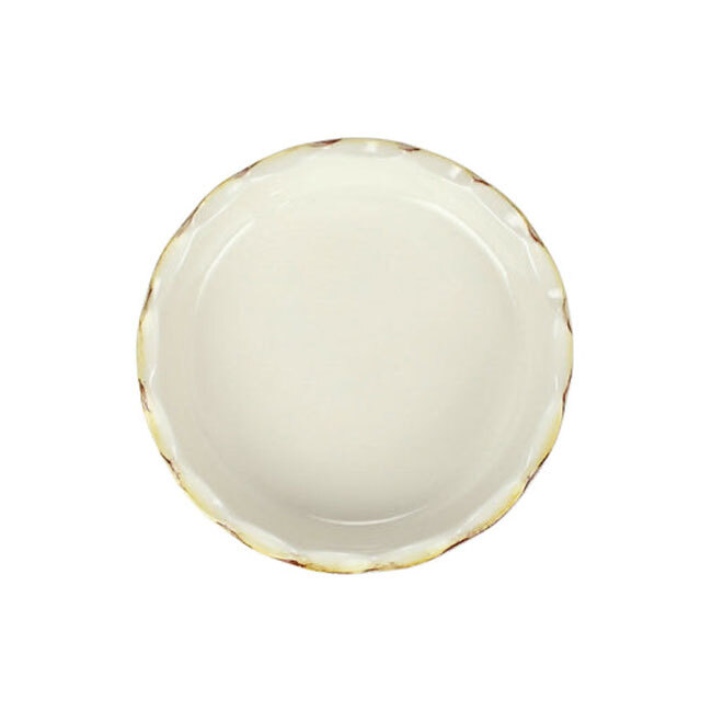 Vietri Italian Bakers Pie Dish | White