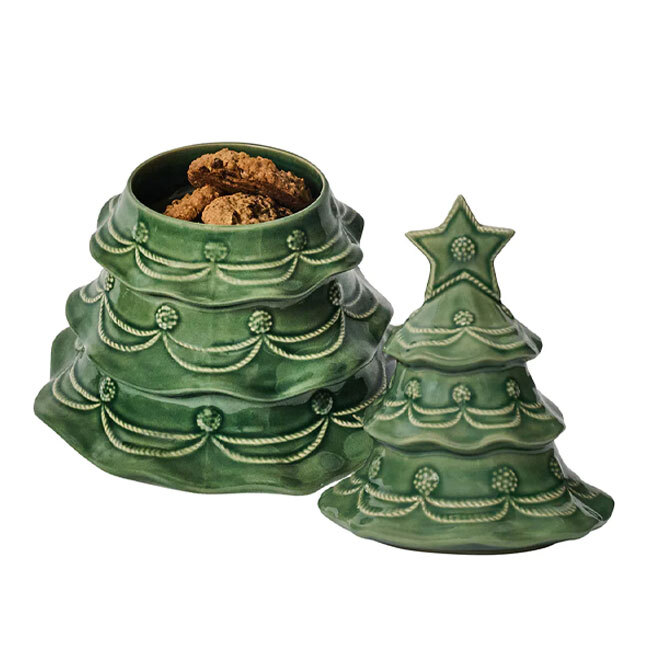 Juliska Berry & Thread Christmas Tree Cookie Jar | Basil