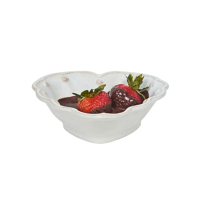 Juliska Berry & Thread 6.5” Heart Bowl | Whitewash