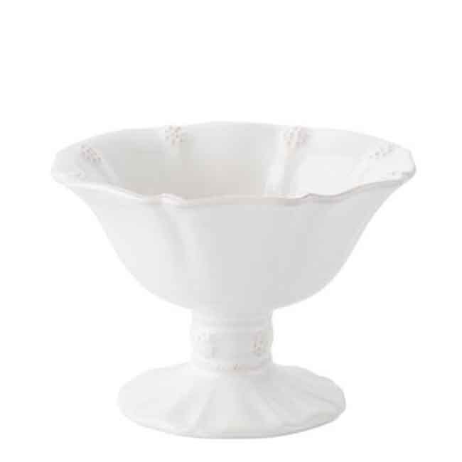 Juliska Berry & Thread 5.5-Inch Footed Compote | Whitewash