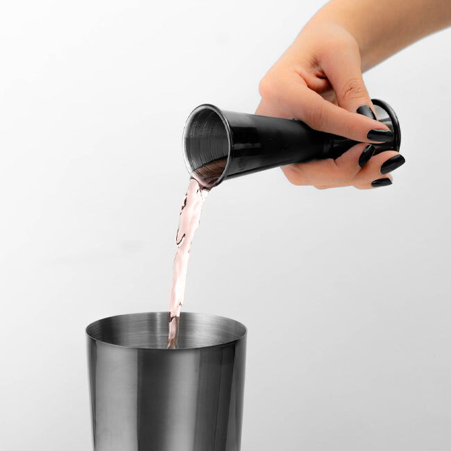 A Bar Above Black Japanese Jigger
