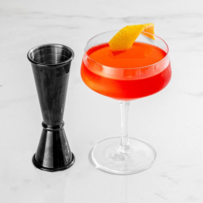 A Bar Above Black Japanese Jigger