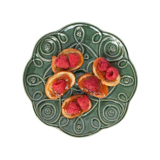 Juliska Jardins du Monde Dessert/Salad Plate Assorted Set/4 | Basil