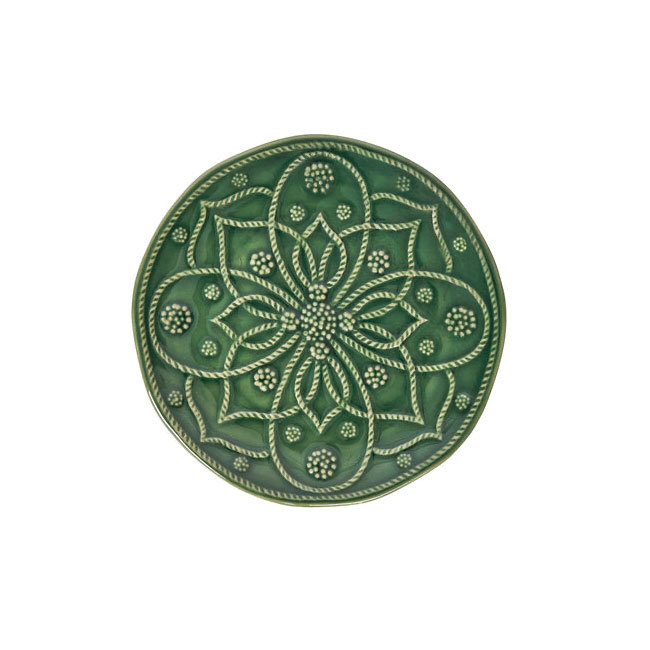 Juliska Jardins du Monde Side/Cocktail Plate Assorted Set/4 | Basil