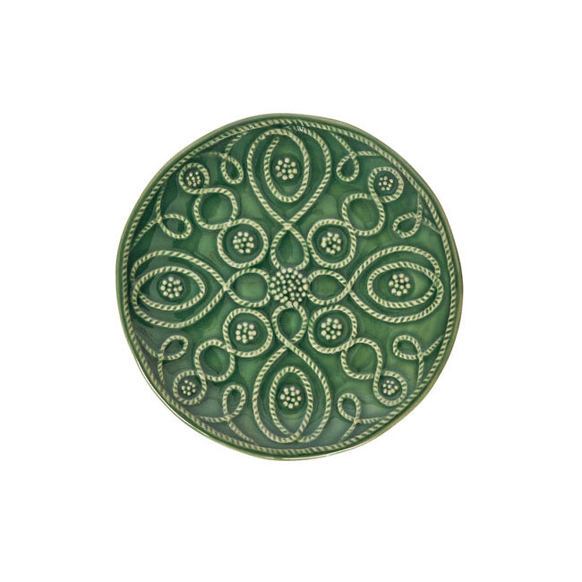 Juliska Jardins du Monde Side/Cocktail Plate Assorted Set/4 | Basil