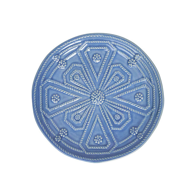 Juliska Jardins du Monde Side/Cocktail Plate - Assorted Set/4 | Chambray