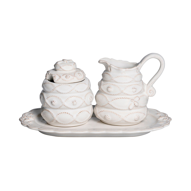 Product Juliska Jardins Du Monde Creamer/Sugar Set | Whitewash