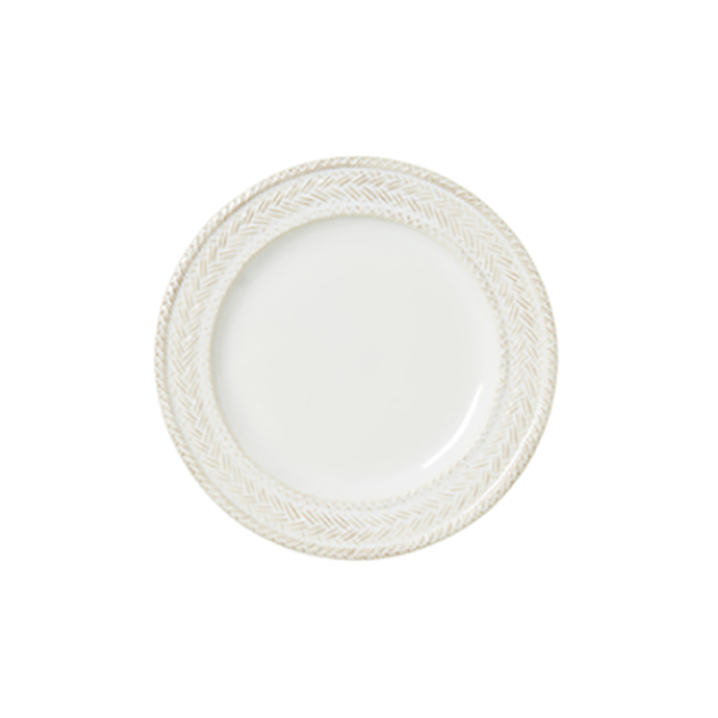 Juliska Le Panier Dessert/Salad Plate - Whitewash