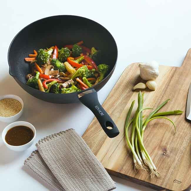 Ken Hom Classic Non-Stick Aluminum Wok, 12