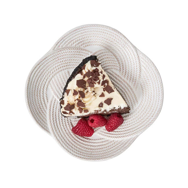 Juliska Le Panier Mystic Knot Dessert/Salad Plate | Whitewash