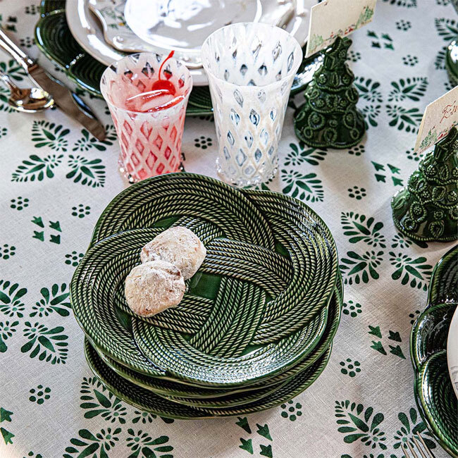 Juliska Le Panier Mystic Knot Dessert/Salad Plate | Basil