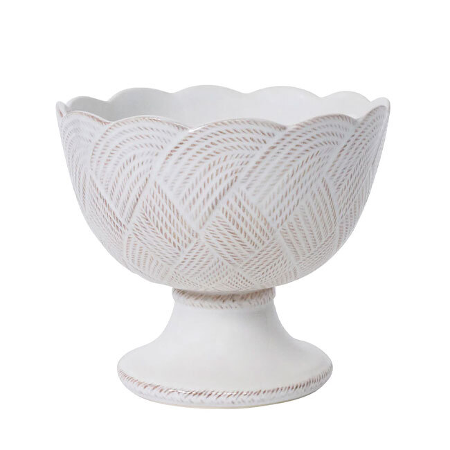 Product Juliska Le Panier Mystic Knot Footed Bowl | Whitewash