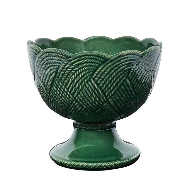 Product Juliska Le Panier Mystic Knot Footed Bowl | Basil