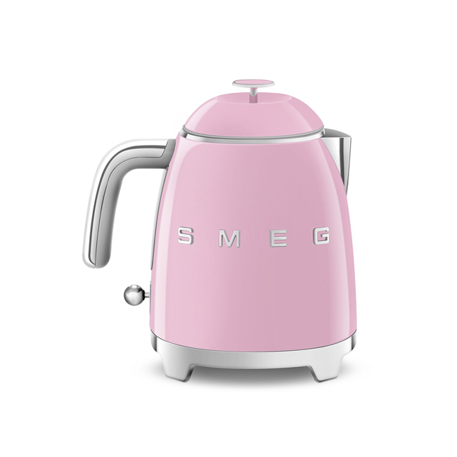 Smeg 3.3-Cup Electric Mini-Kettle | Pastel Pink