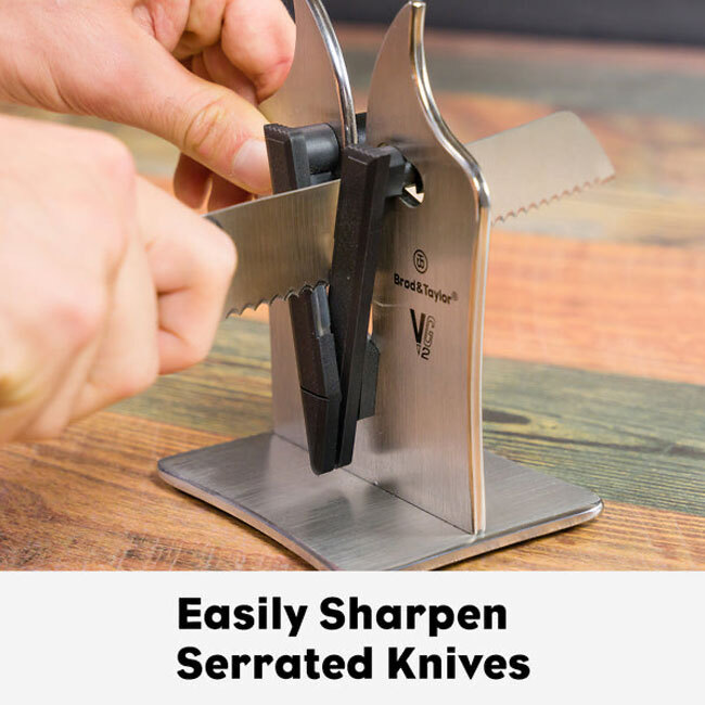 Brød & Taylor Professional VG2 Knife Sharpener - serrated blades