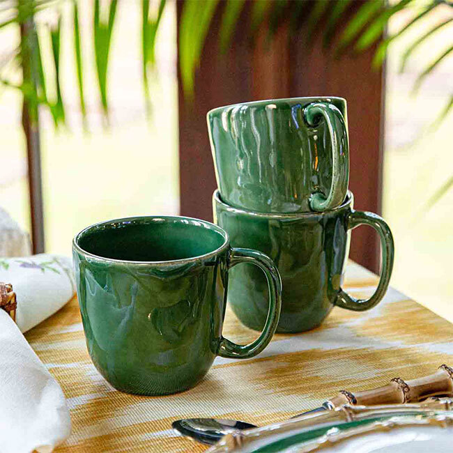 Juliska Puro Mugs - Basil