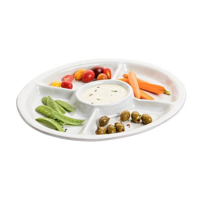 Juliska Puro Whitewash Crudité Platter