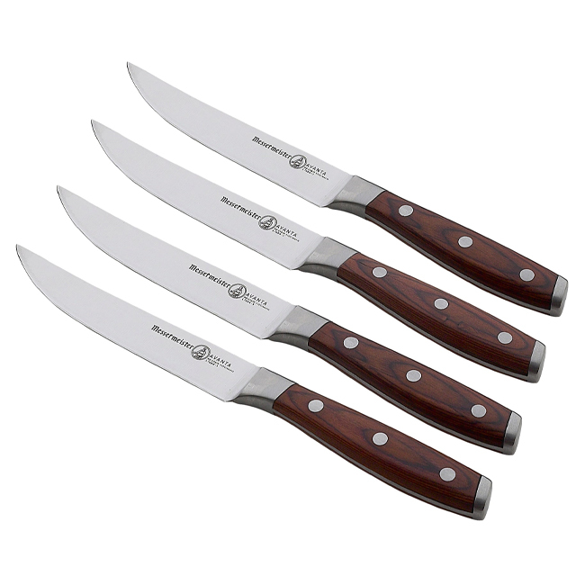 Messermeister Avanta Pakkawood Fine Edge Steak Knife | Set of 4