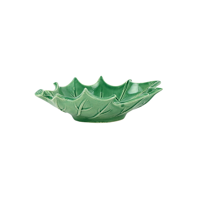 Product Vietri Lastra Evergreen Figural Holly Small Bowl