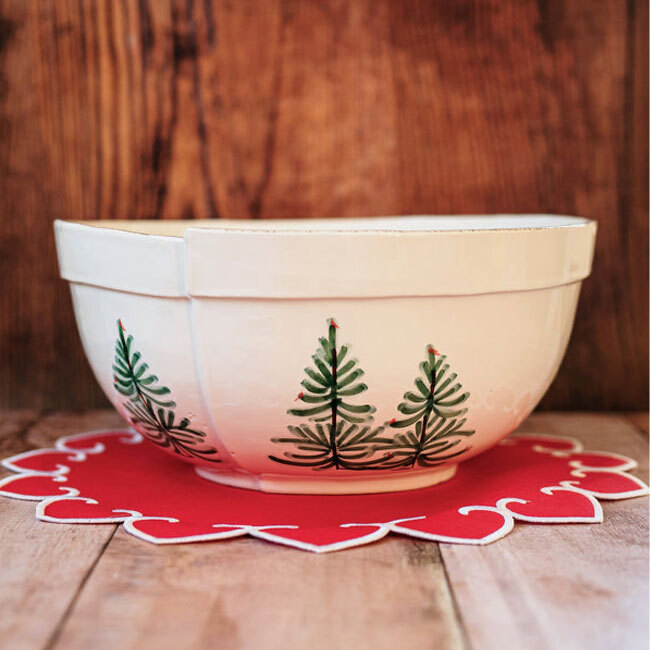 Vietri Lastra Holiday Centerpiece