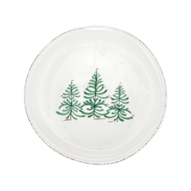 Vietri Lastra Holiday Pie Dish