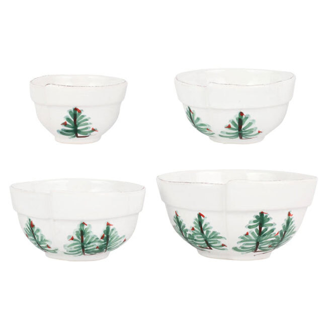 Product Vietri Lastra Holiday Assorted Prepping Bowls | Set Of 4