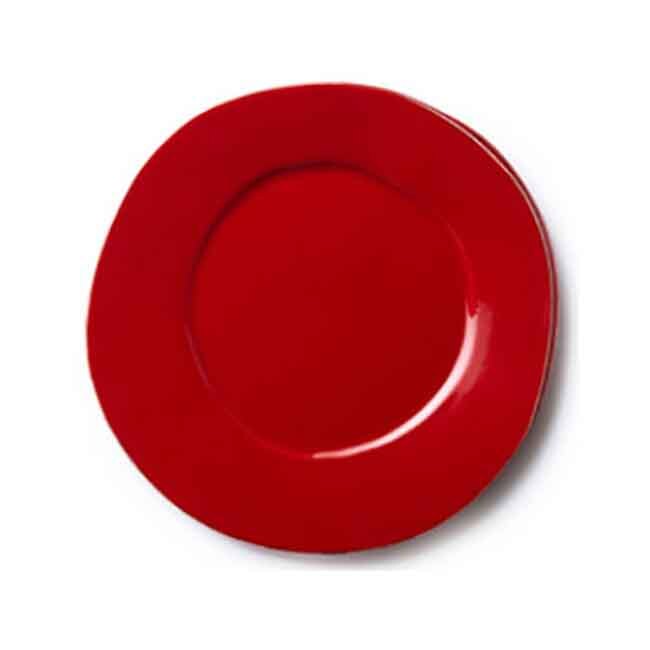 Lastra Dinner Plate - Red