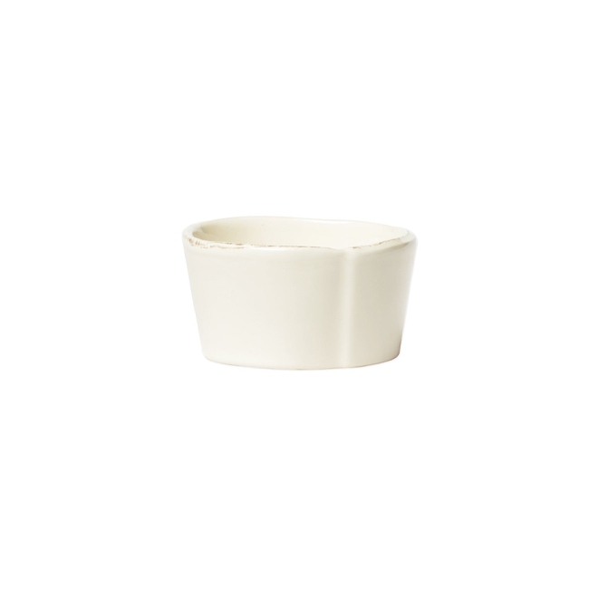 Vietri Lastra Condiment Bowl | Linen