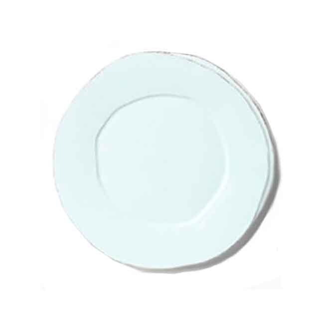 Vietri Lastra European Dinner Plate - Aqua