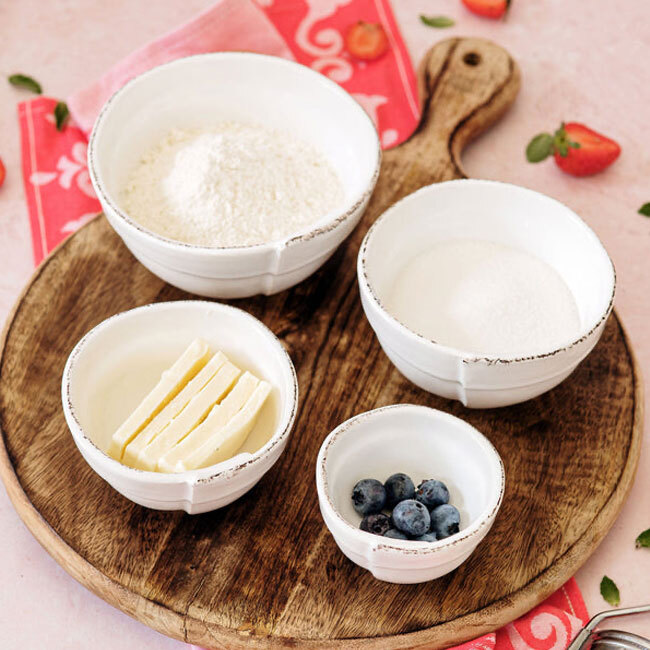 Vietri Lastra White Assorted Prepping Bowls | Set of 4