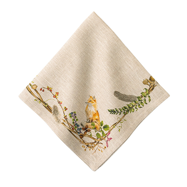 Product Juliska Forest Walk Napkin with Animals | Multi