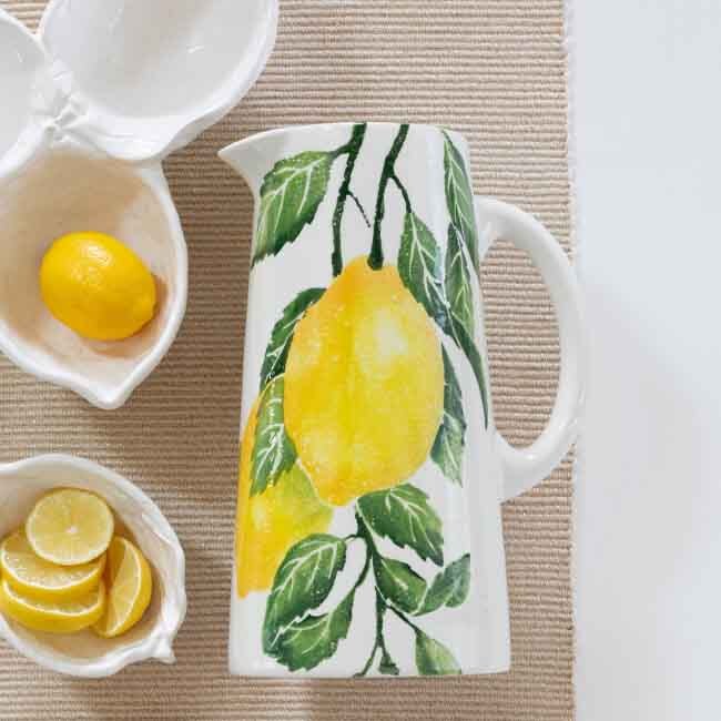 Vietri Limoni Pitcher Lifestyle