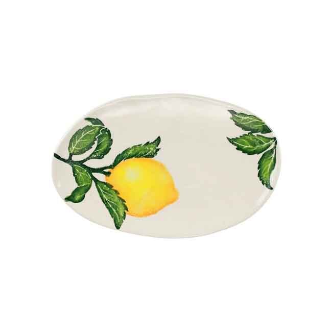 Vietri Limoni Small Oval Platter