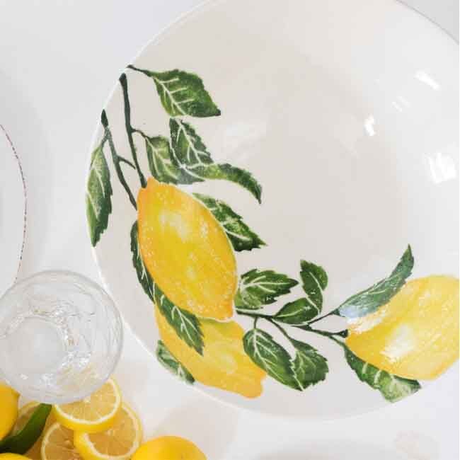 Vietri Limoni Medium Serving Bowl