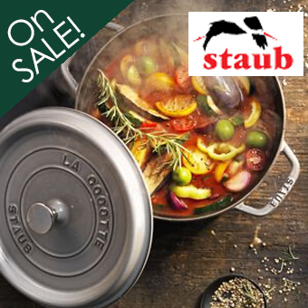 Staub Cast Iron 4-qt Round Cocotte with Glass Lid - Cherry & Accessories  Turner, One Size, Matte Black