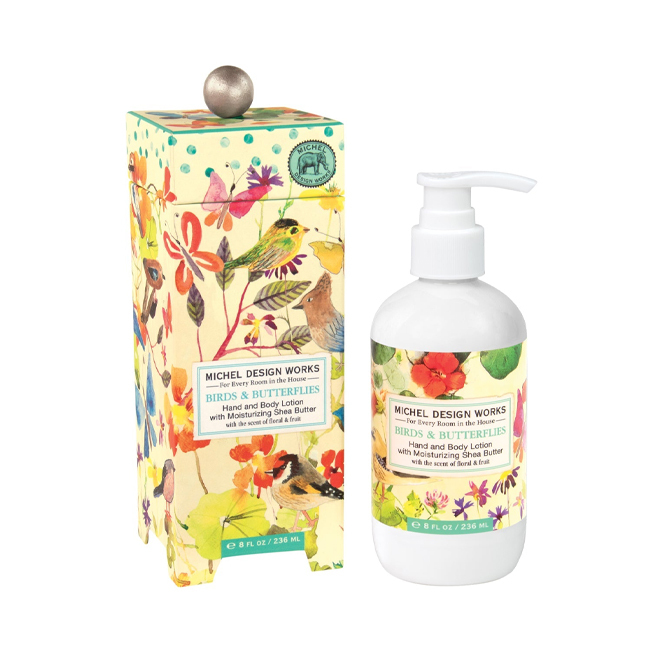 Michel Design Works Birds and Butterflies Hand & Body Lotion