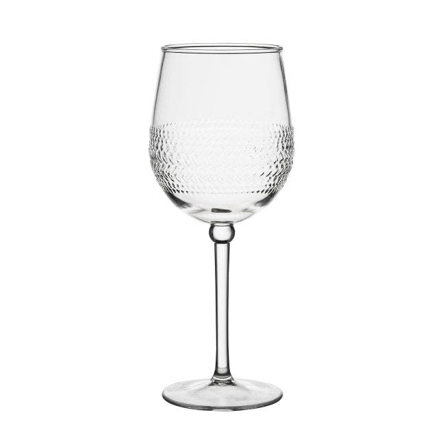 Juliska Le Panier Clear Acrylic Wine Glass