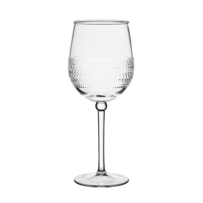 Juliska Le Panier Clear Acrylic Wine Glass