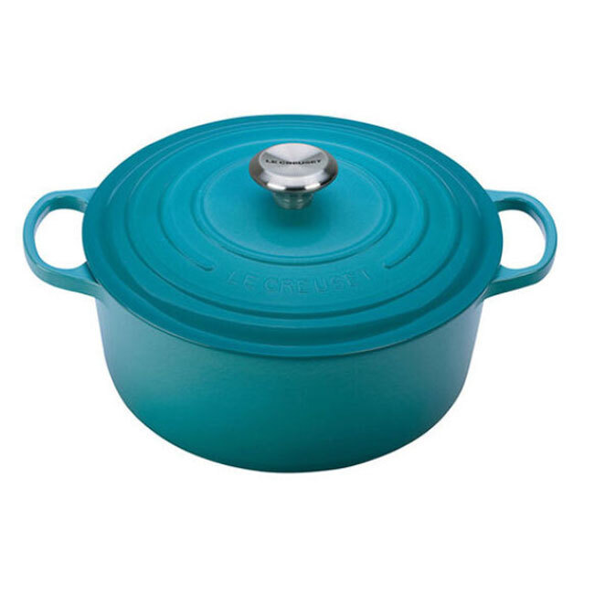 Product Le Creuset Signature 7.25 Qt Round Dutch Oven | Caribbean Blue