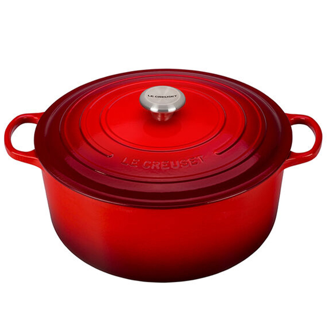 Le Creuset Signature 5.5 Quart Round Dutch Oven - Flame