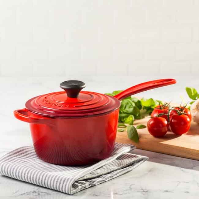 Le Creuset Signature 1.75-Quart Enameled Cast Iron Saucepan