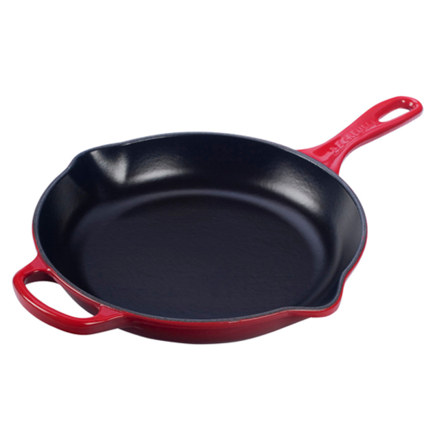 Le Creuset Signature 10.25 inch Cast Iron Round Skillet | Cerise Red