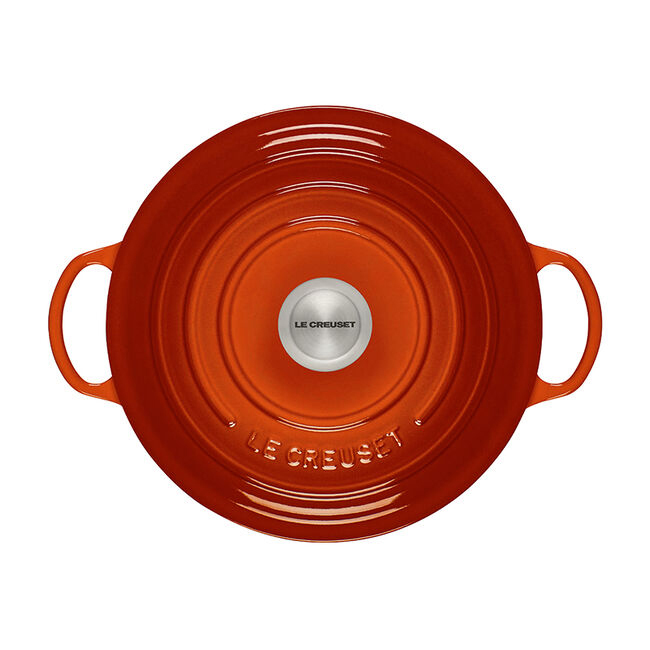 Le Creuset Signature 7.5 Qt Round Chef’s Oven | Flame - top