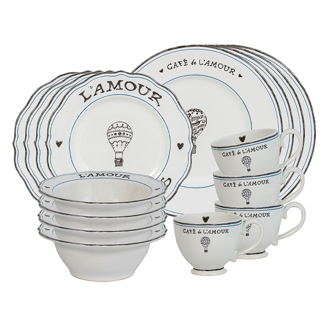 Juliska L'Amour Toujours Cereal Bowl in set