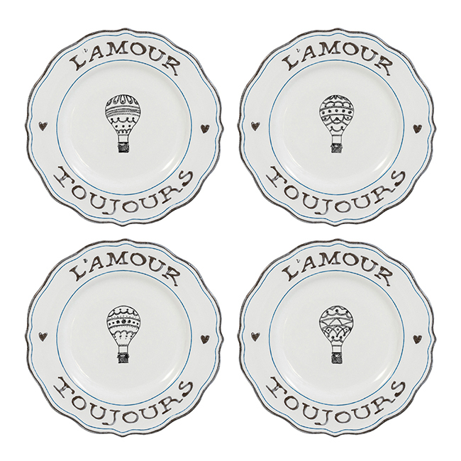 Product Juliska L'Amour Toujours Dessert/Salad Plates | Set of 4