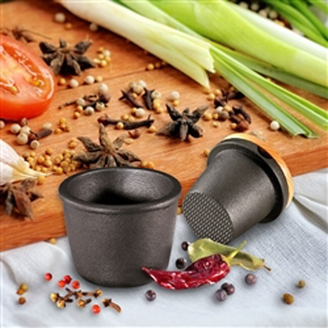 Frieling Zassenhaus Spice Grinder/Grater | Cast Iron with Beech Wood Lid