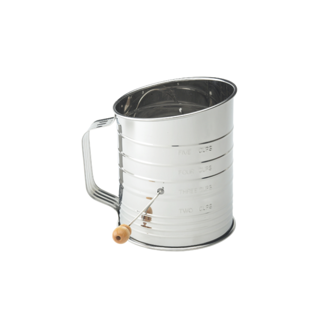 Product Mrs. Anderson's Baking Hand Crank Sifter, 5 Cup