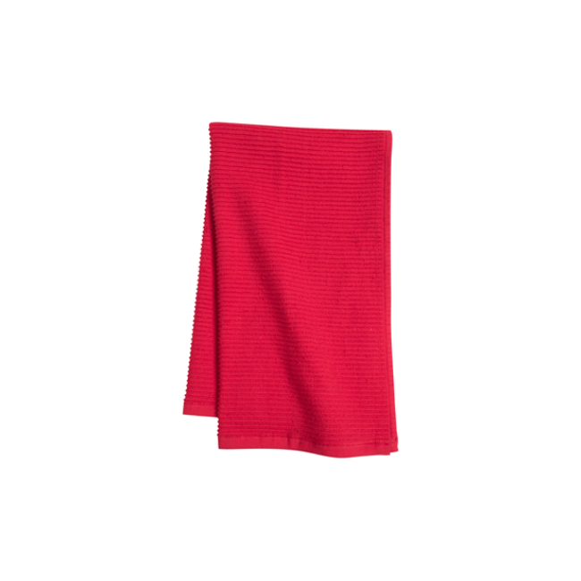Product KAF Wave Dishtowel in Cherry Red