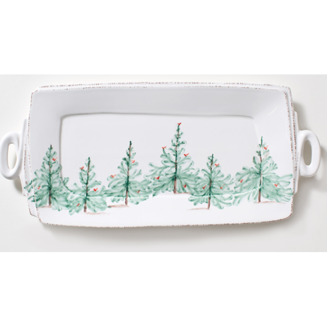 Product Vietri Lastra Holiday Rectangular Platter